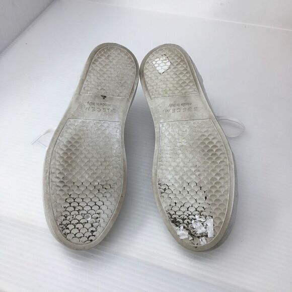 Buscemi Women's Tennis Nubuck Trainers - B4 - Picture 6 of 7